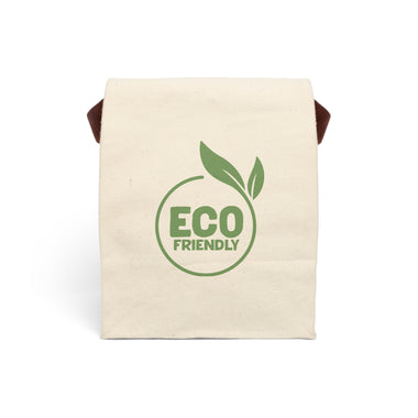 Eco-Friendly  Canvas 100% Cotton Lunch Bag With Strap Handle