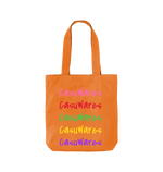 Orange Printed Bag