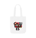 White Printed Bag