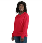 Recycled Plain Red Sweatshirt