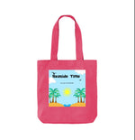 Seaside Time organic tote bag
