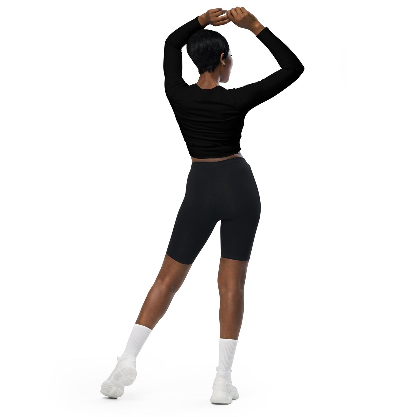UPF 50+ Recycled long-sleeve crop top