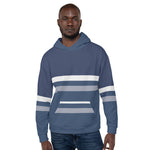 Men's Striped Recycled Hoodie