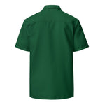 Men's Recycled UPF 50+ Green Button Shirt