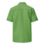 Men's Recycled UPF 50+  Green Button Shirt