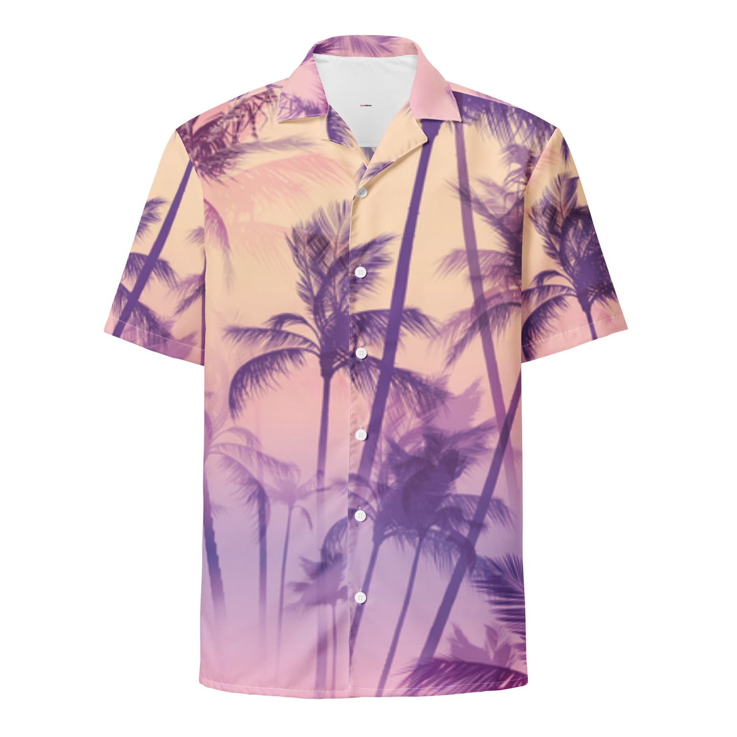 Men's UPF 50 + Protection Tropical Recycled Button Shirt