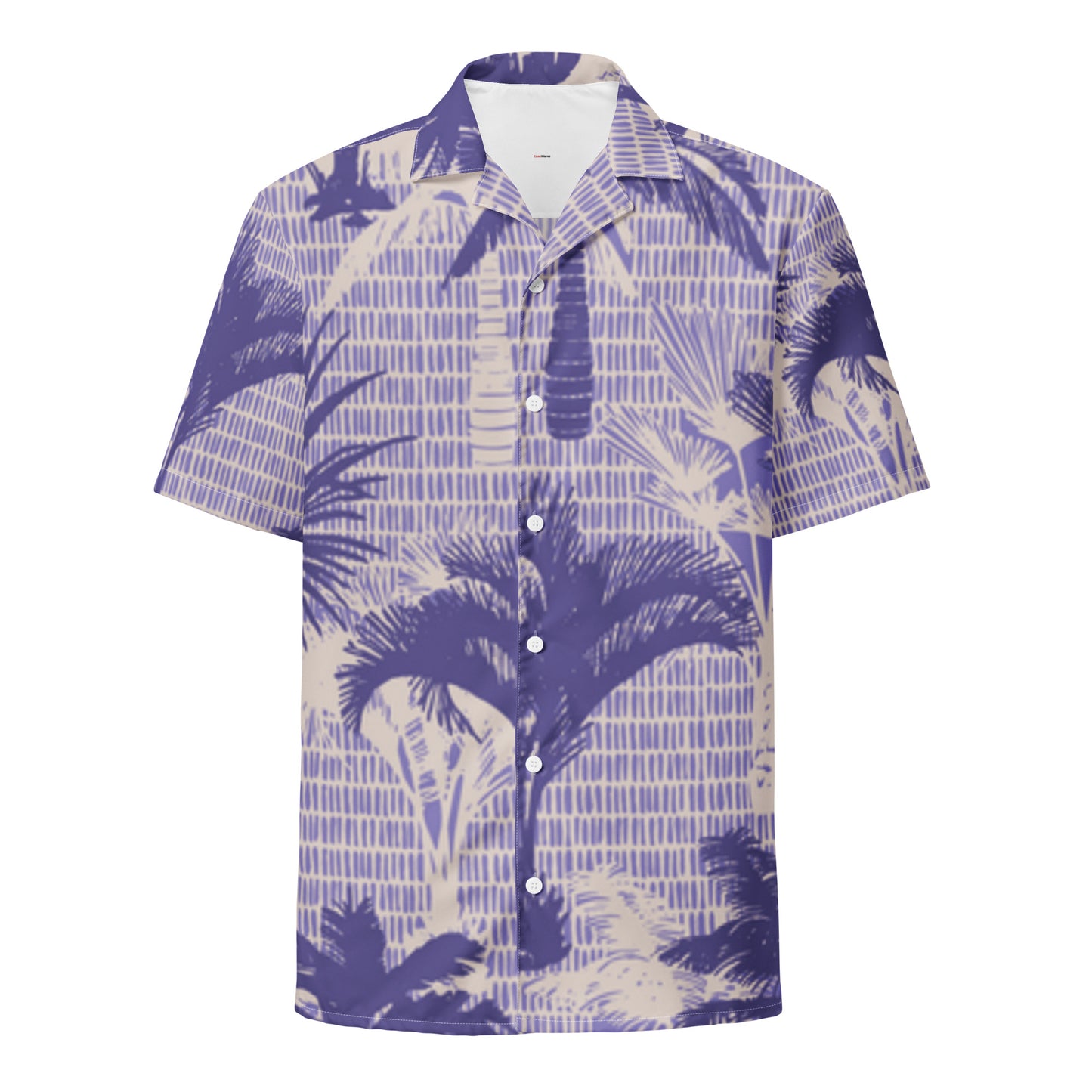 Men's UPF 50+ Protection Tropical Recycled Button Shirt