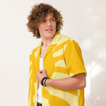 Men's Recycled Sun Print UPF 50+ Protection Button Shirt