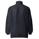 Navy water-repellent  unisex windbreaker hooded rain jacket (OEKO-TEX & Peta Vegan Approved)