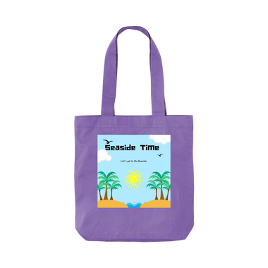 Violet Printed Bag