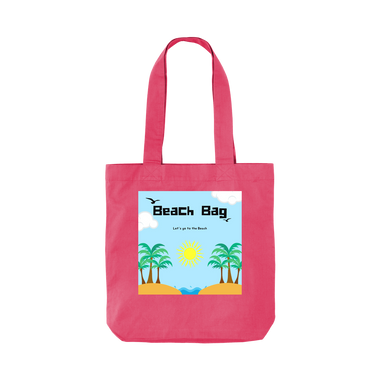 Raspberry Pink Printed Bag