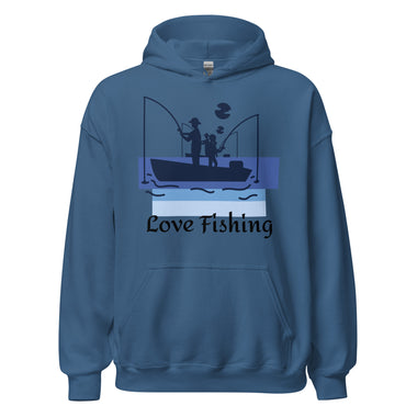 Men's Love Fishing Hoodie