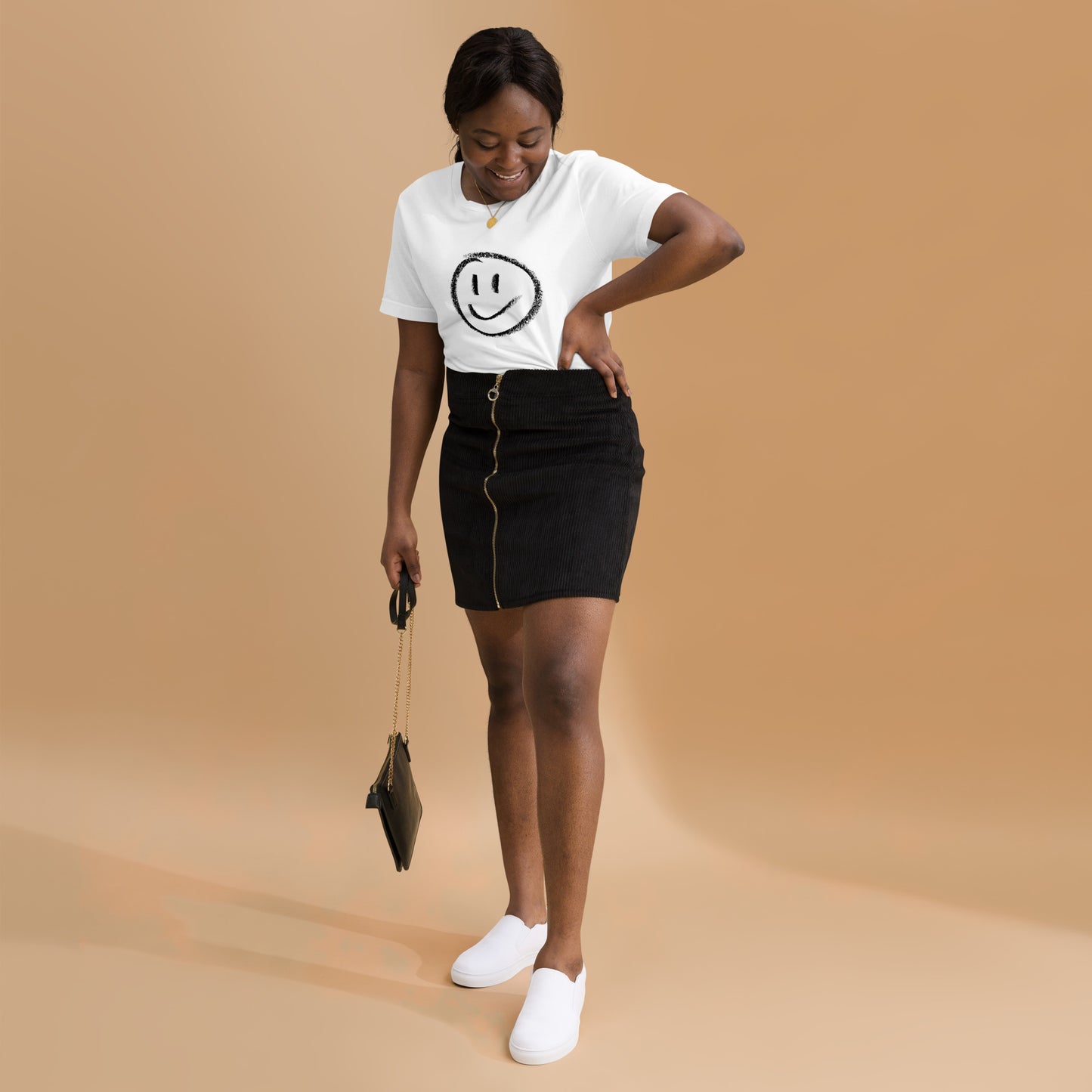 Women Smiley Face t-shirt
