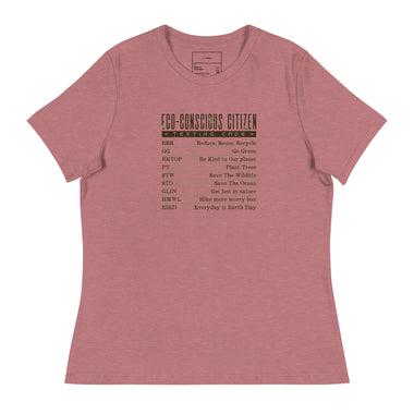 Women's Eco-Conscious 100% Cotton T-Shirt