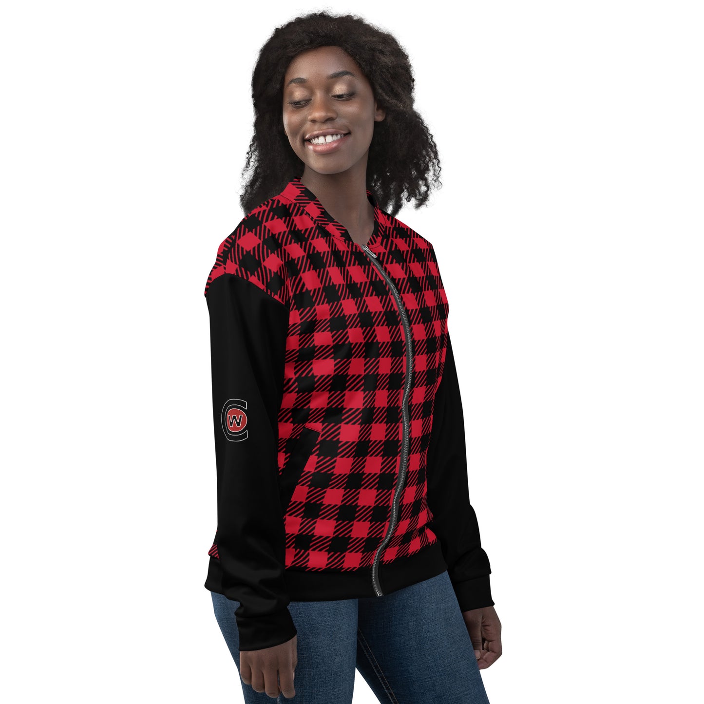 Women's Fleece Lightweight Bomber Jacket