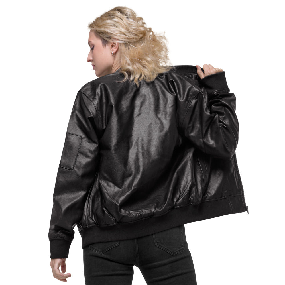 Leather Bomber Jacket (PU)