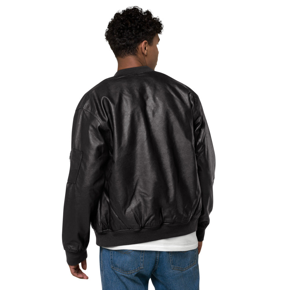 Leather Bomber Jacket (PU)