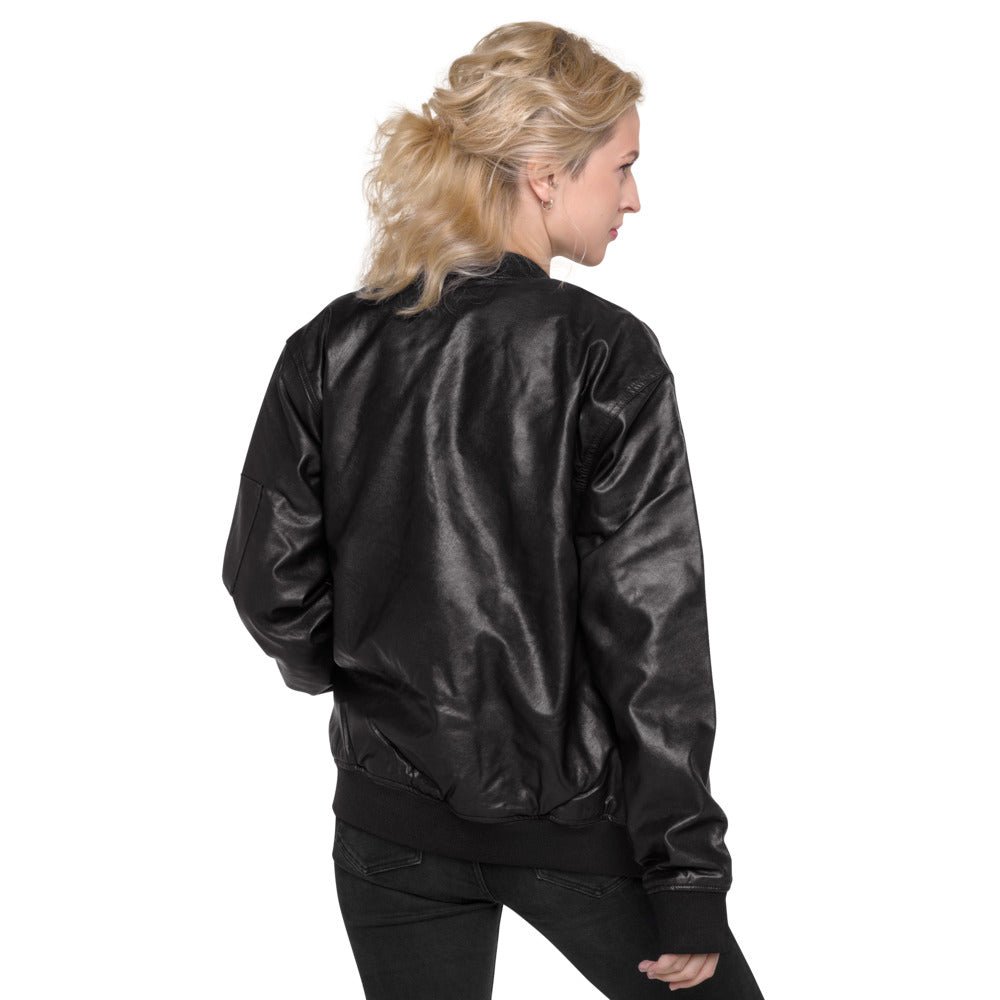 Leather Bomber Jacket (PU)