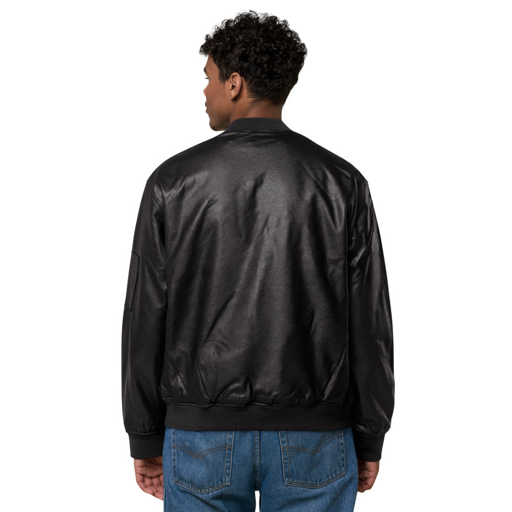 Leather Bomber Jacket (PU)