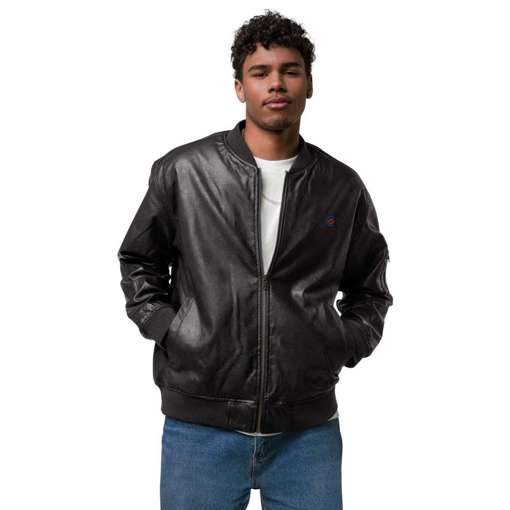 Leather Bomber Jacket (PU)