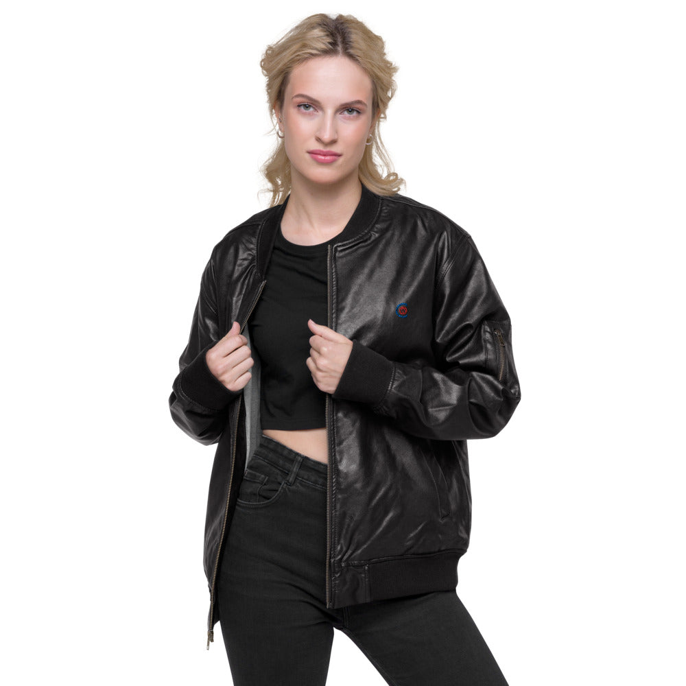 Leather Bomber Jacket (PU)