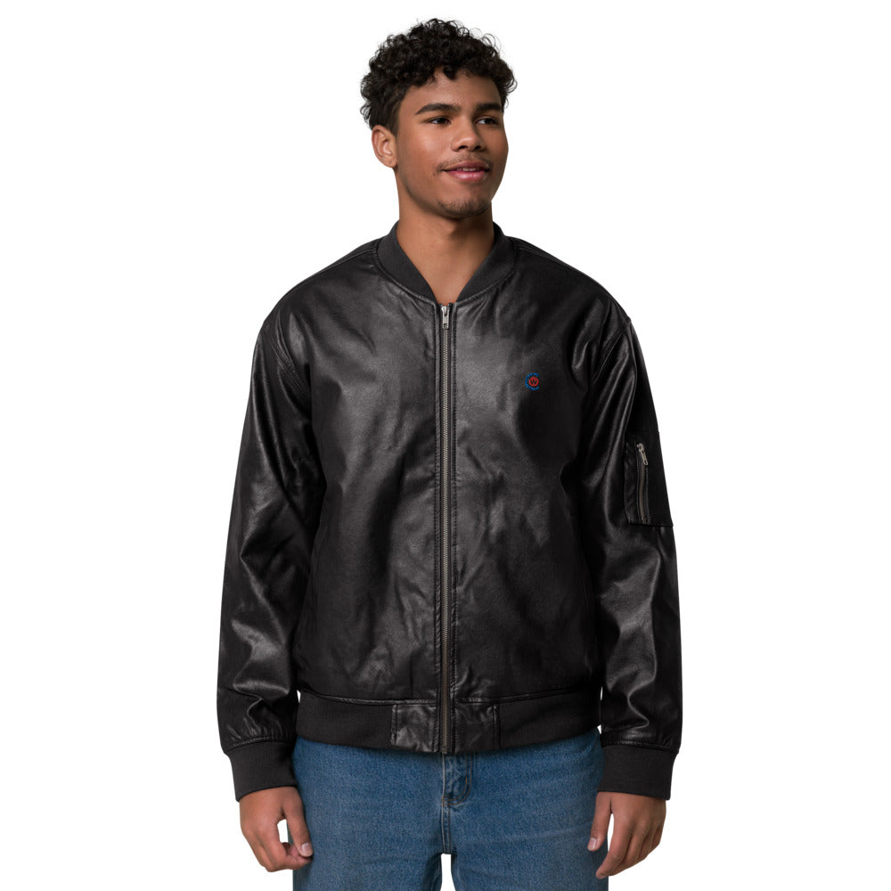 Leather Bomber Jacket (PU)