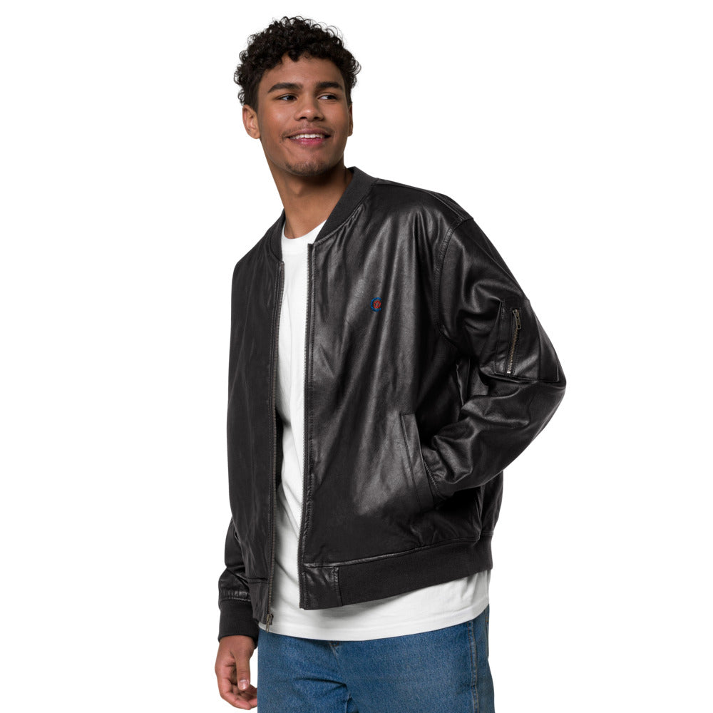 Leather Bomber Jacket (PU)