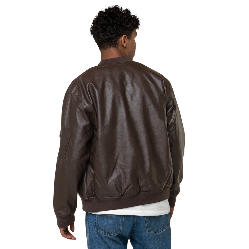 Leather Bomber Jacket (PU)