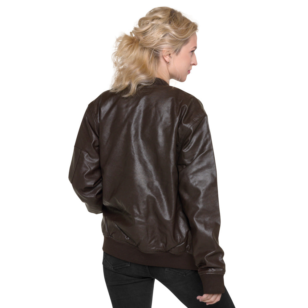Leather Bomber Jacket (PU)