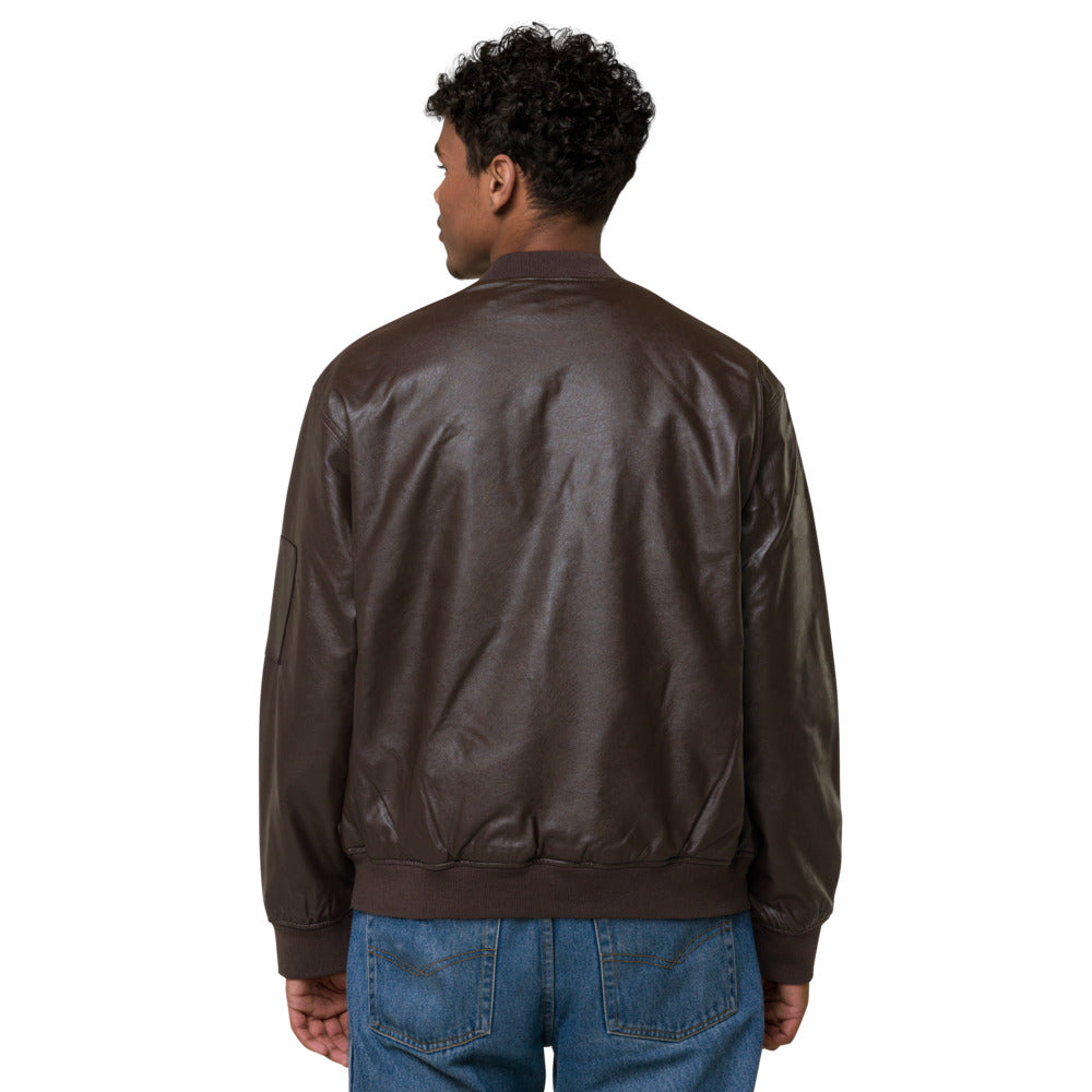 Leather Bomber Jacket (PU)