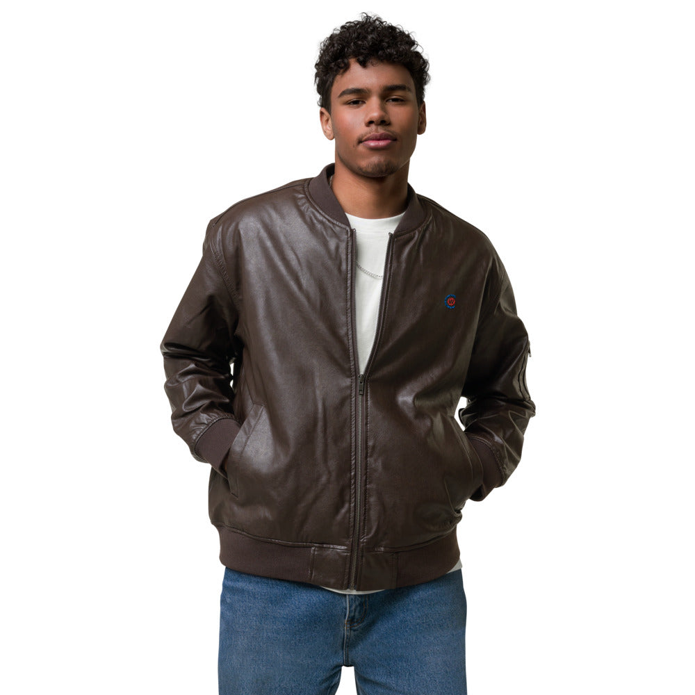 Leather Bomber Jacket (PU)