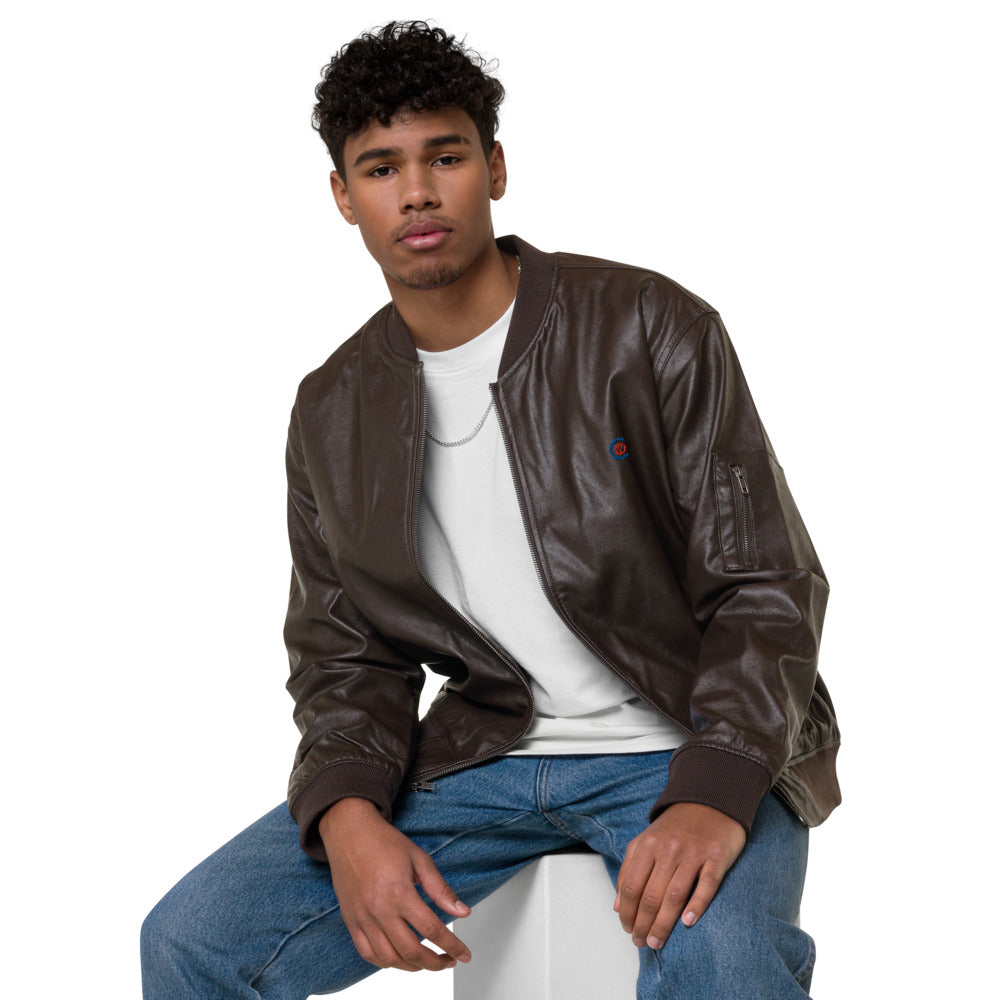 Leather Bomber Jacket (PU)