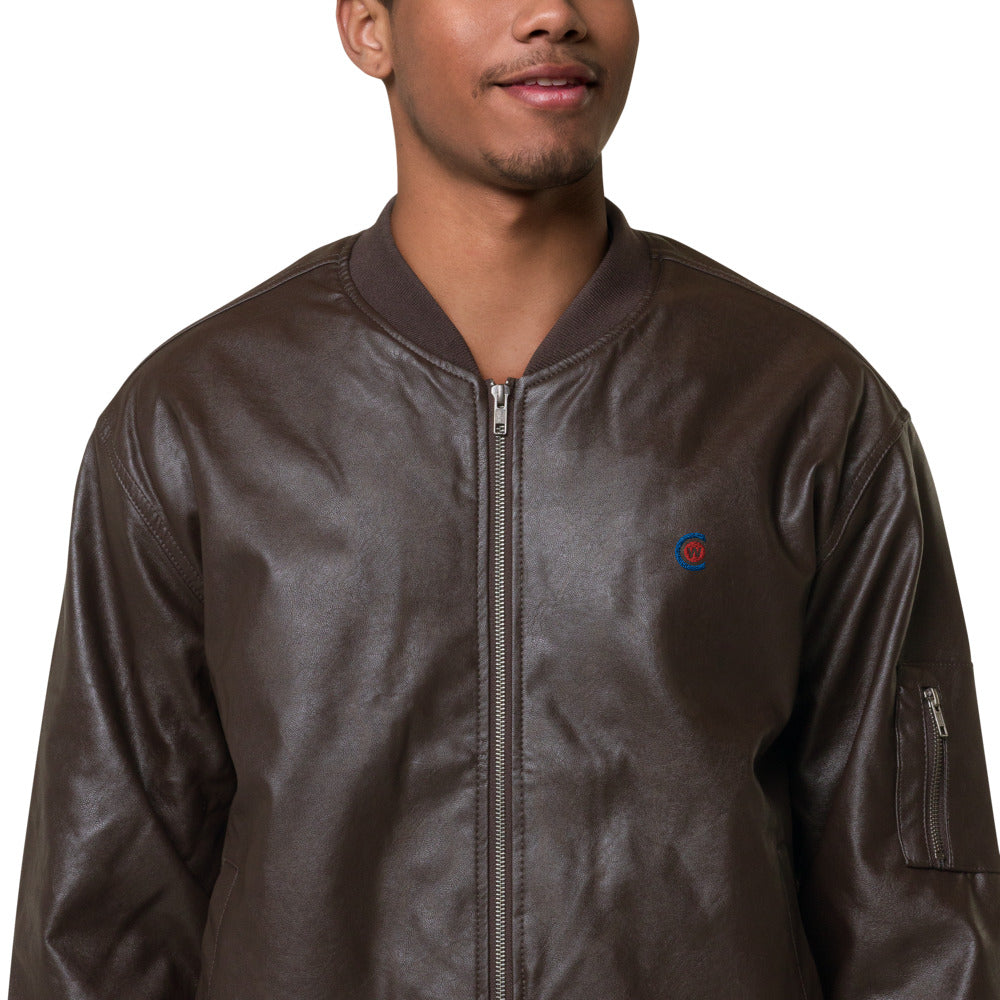 Leather Bomber Jacket (PU)