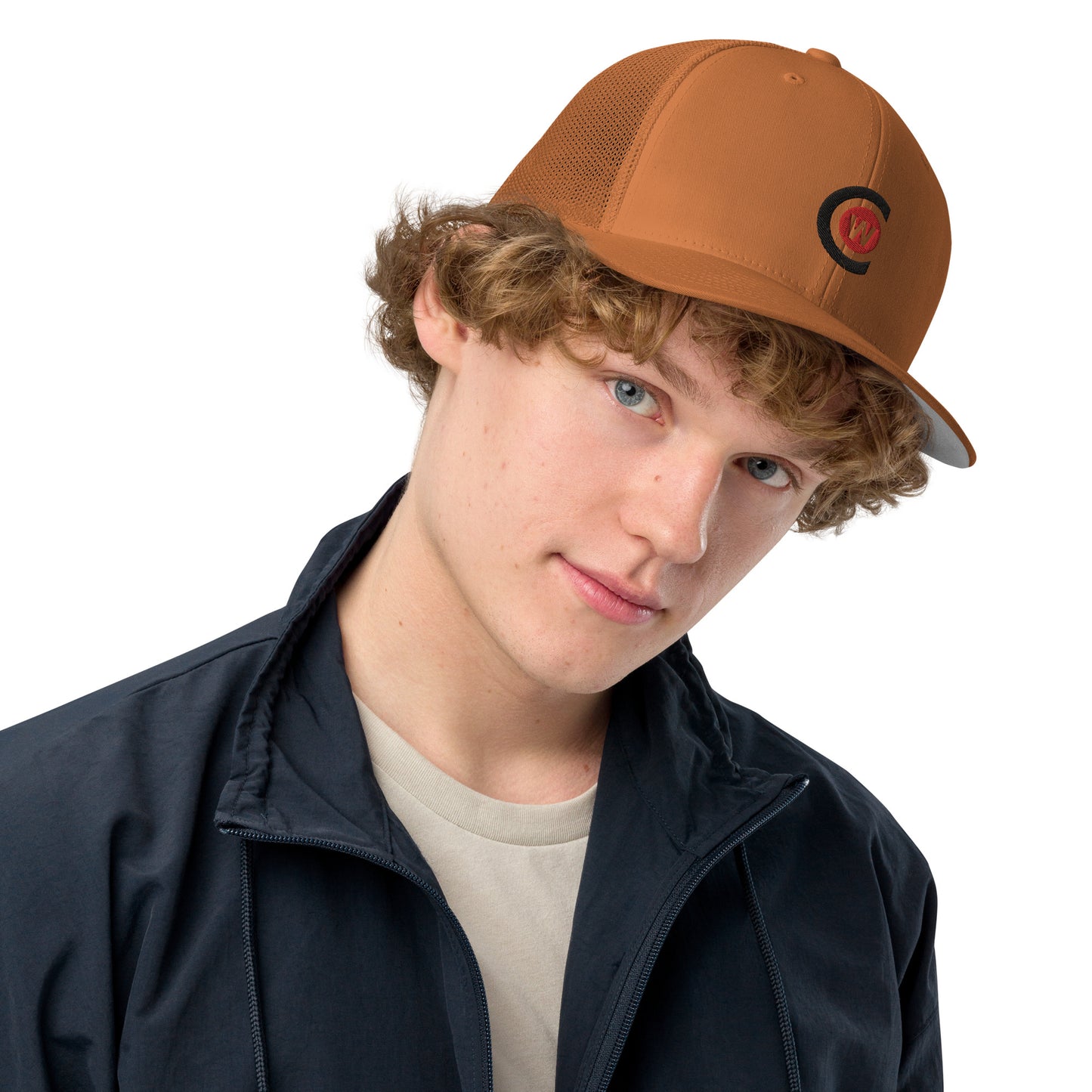 Mesh back trucker cap