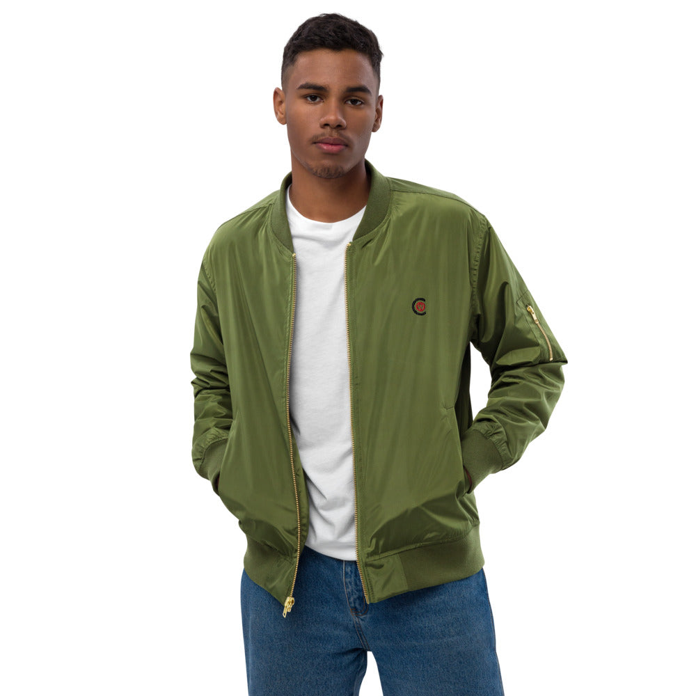 Premium unisex recycled bomber jacket