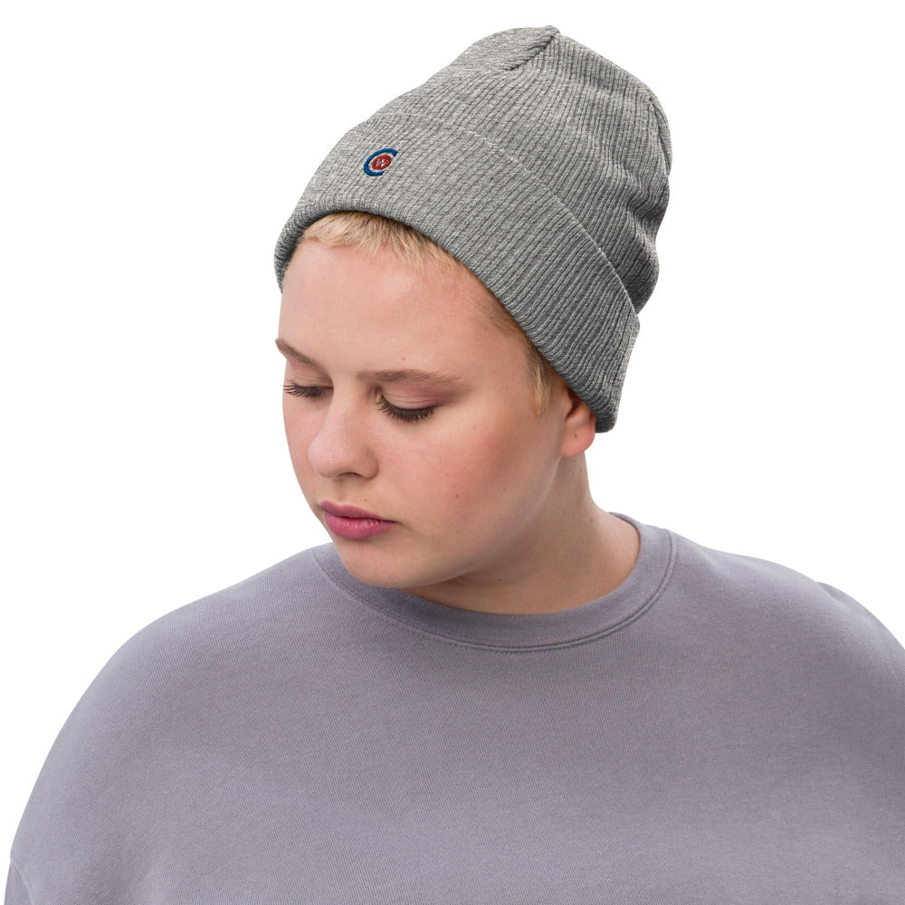 Recycled cuffed beanie