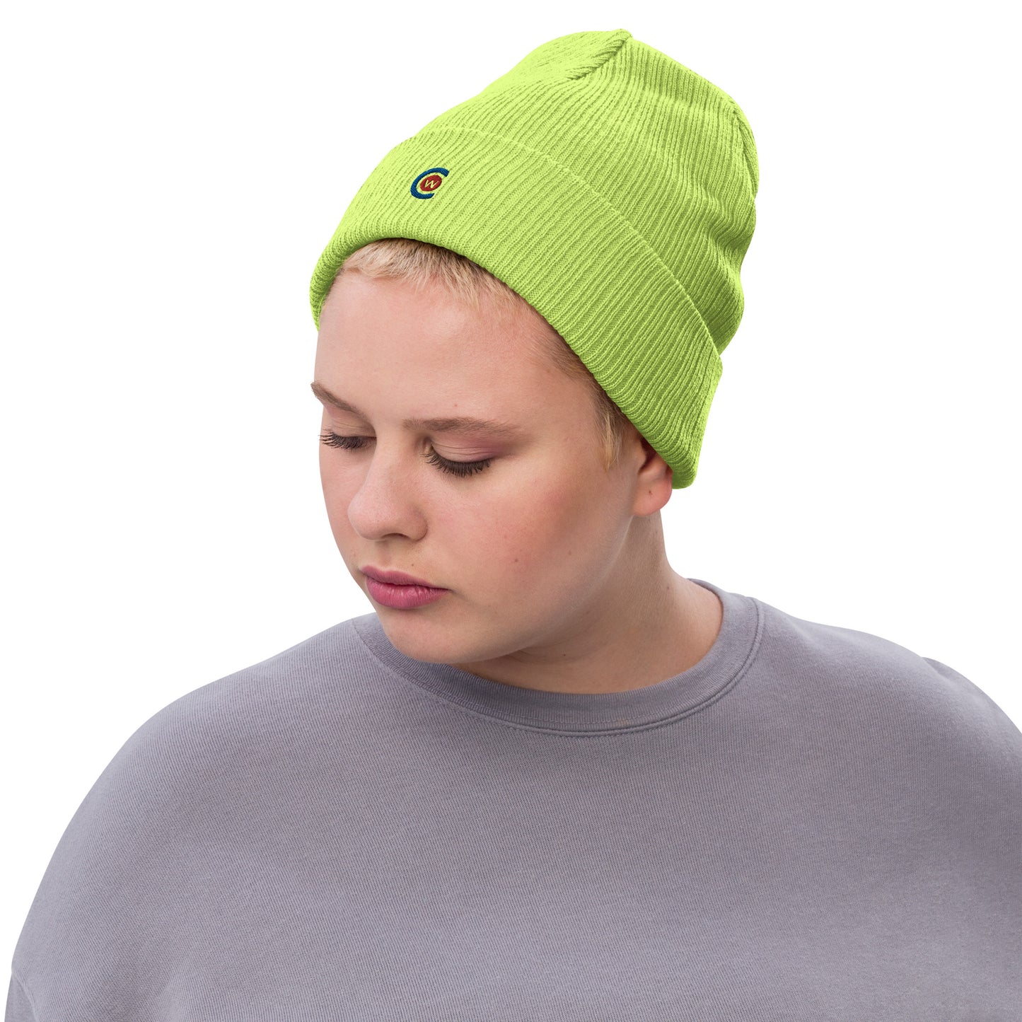 Recycled cuffed beanie