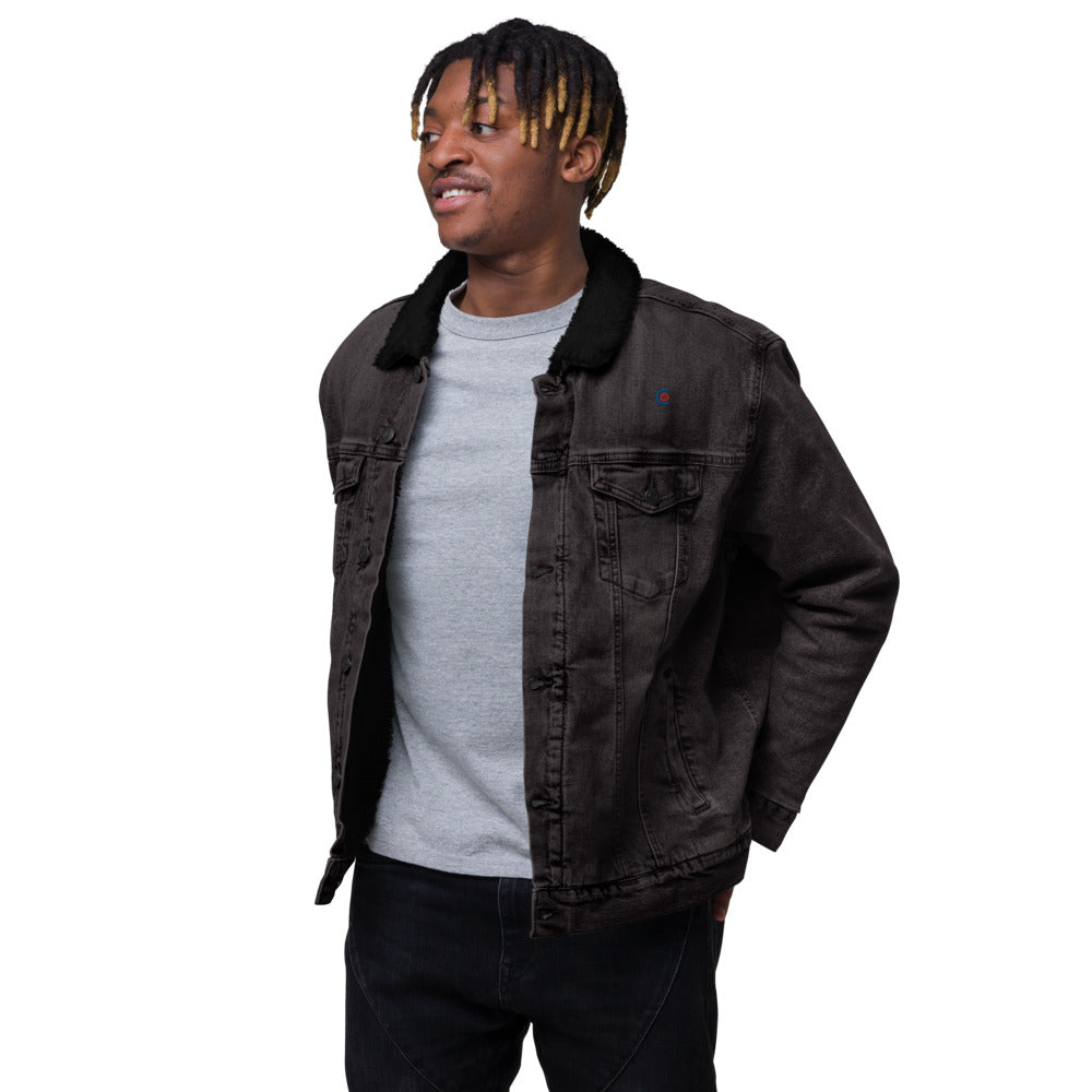 Men's Eco- Friendly denim sherpa jacket