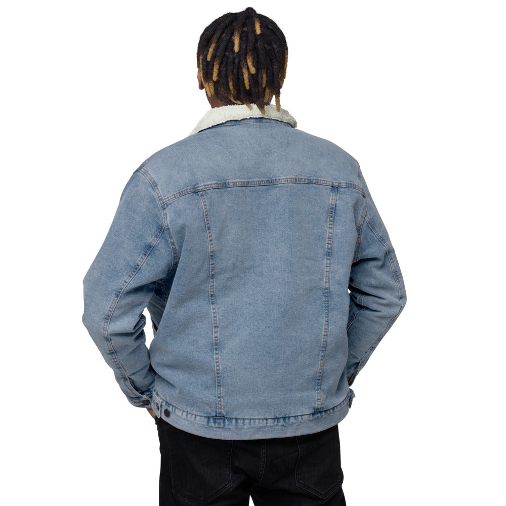 Men's Eco- Friendly denim sherpa jacket