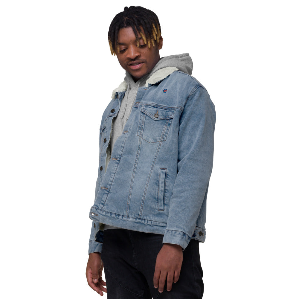 Men's Eco- Friendly denim sherpa jacket