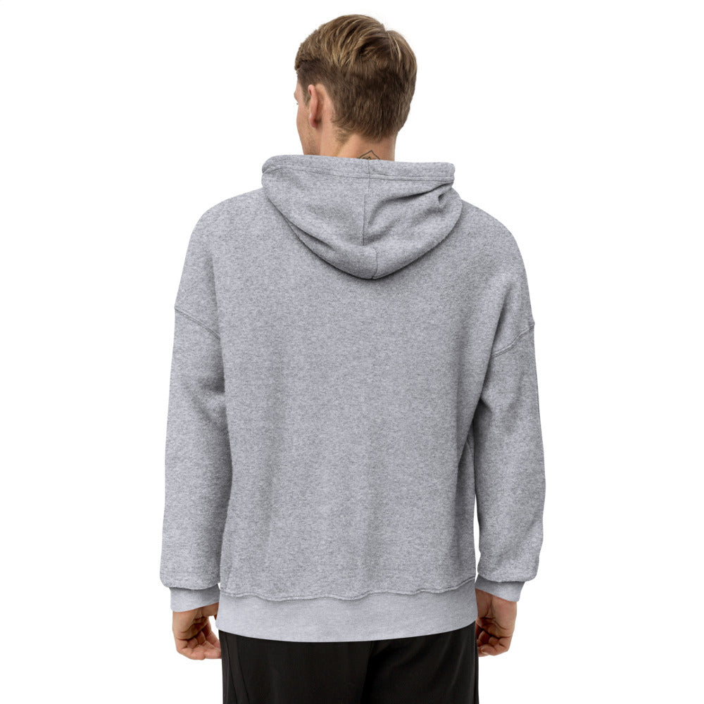 Men's sueded fleece hoodie
