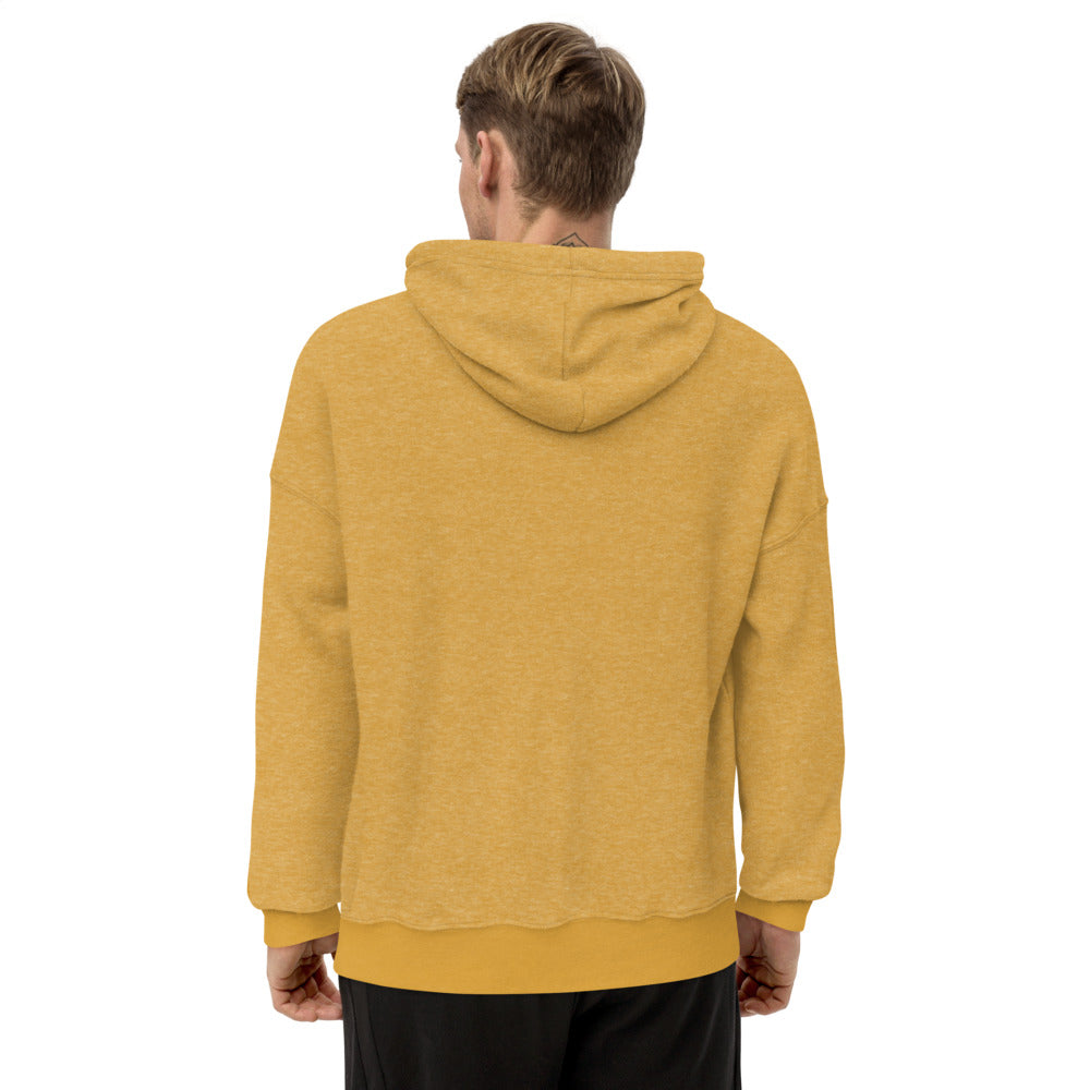 Men's sueded fleece hoodie