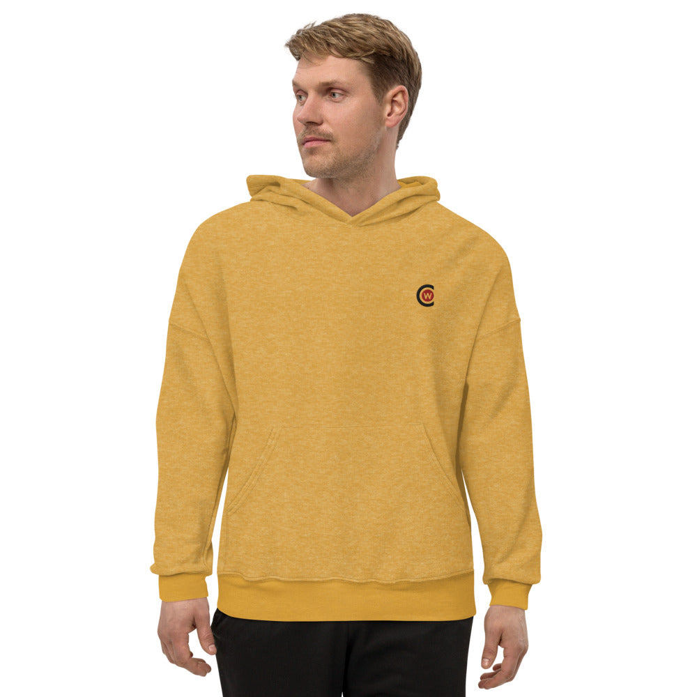 Men's sueded fleece hoodie