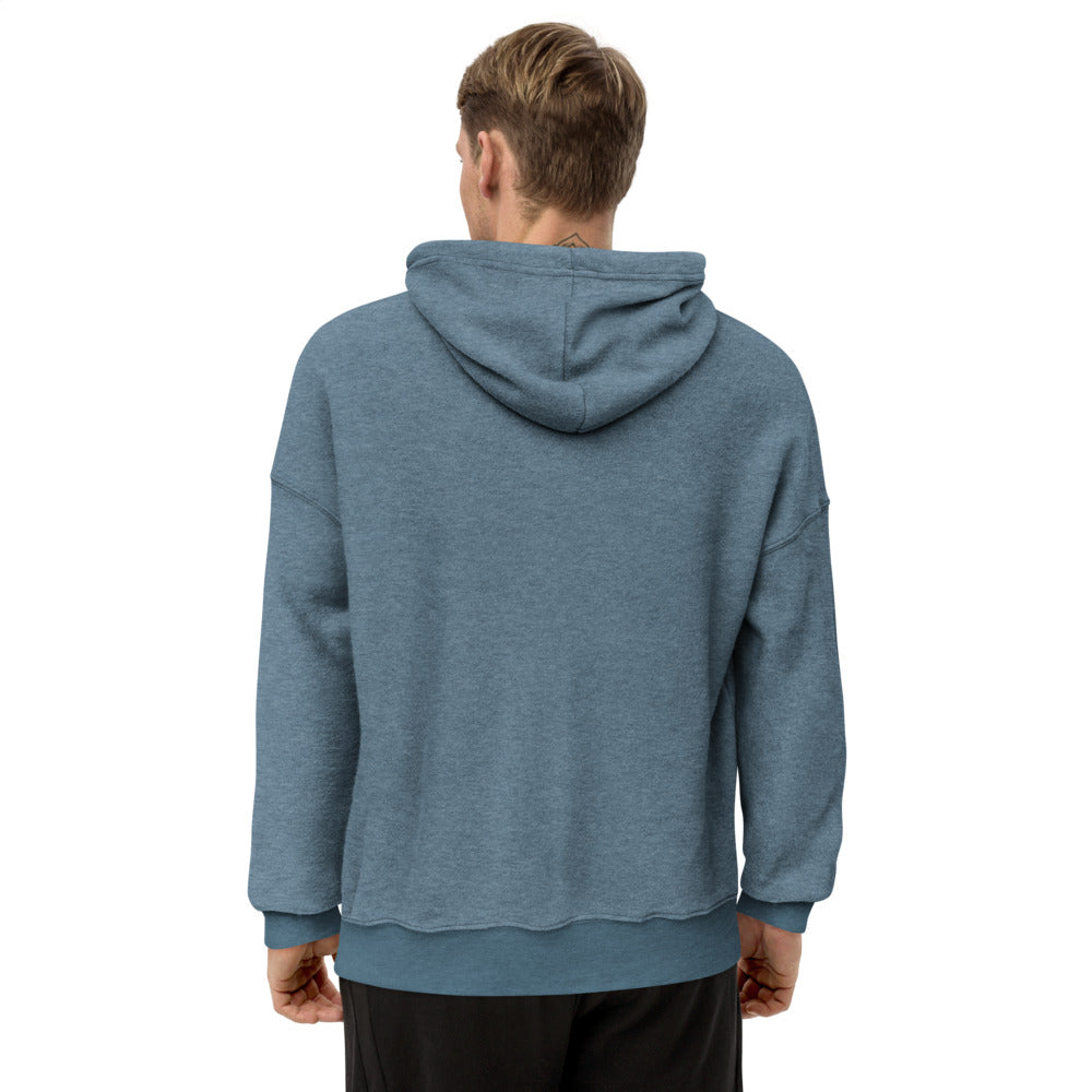Men's sueded fleece hoodie
