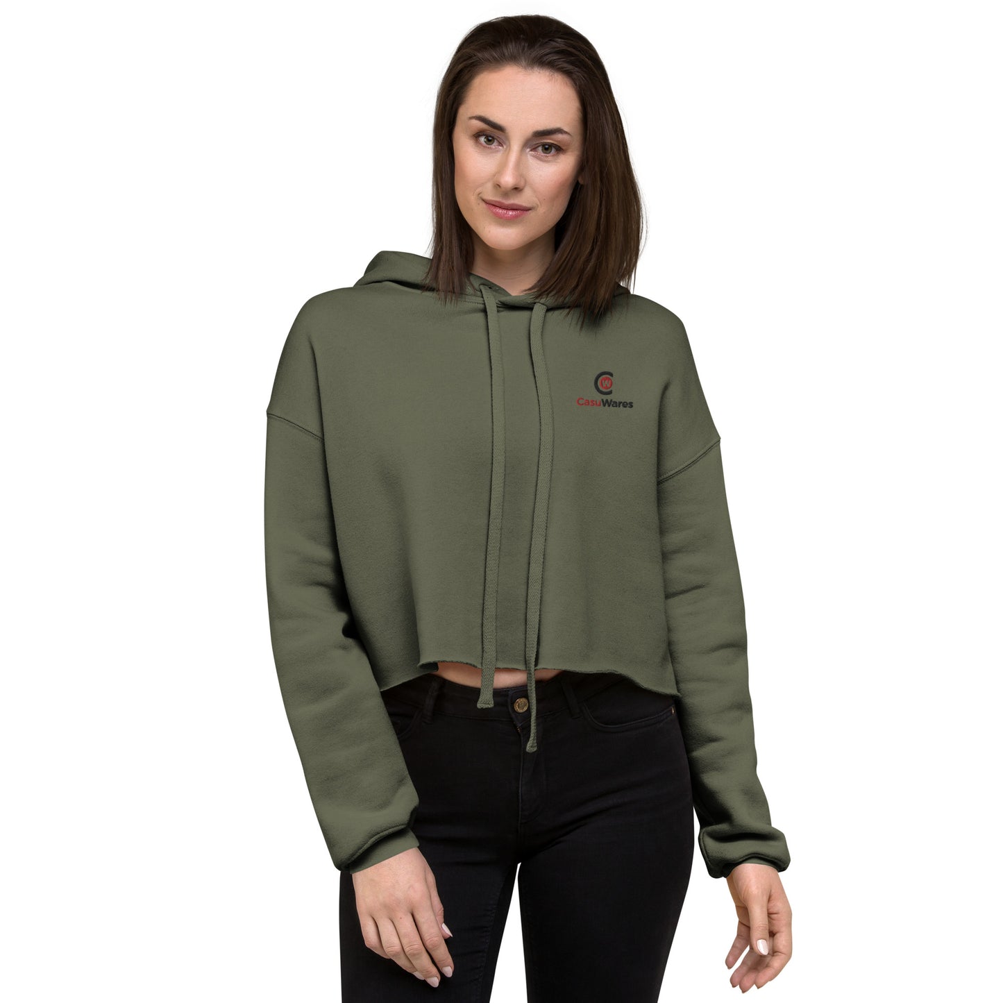 Crop Fleece Hoodie
