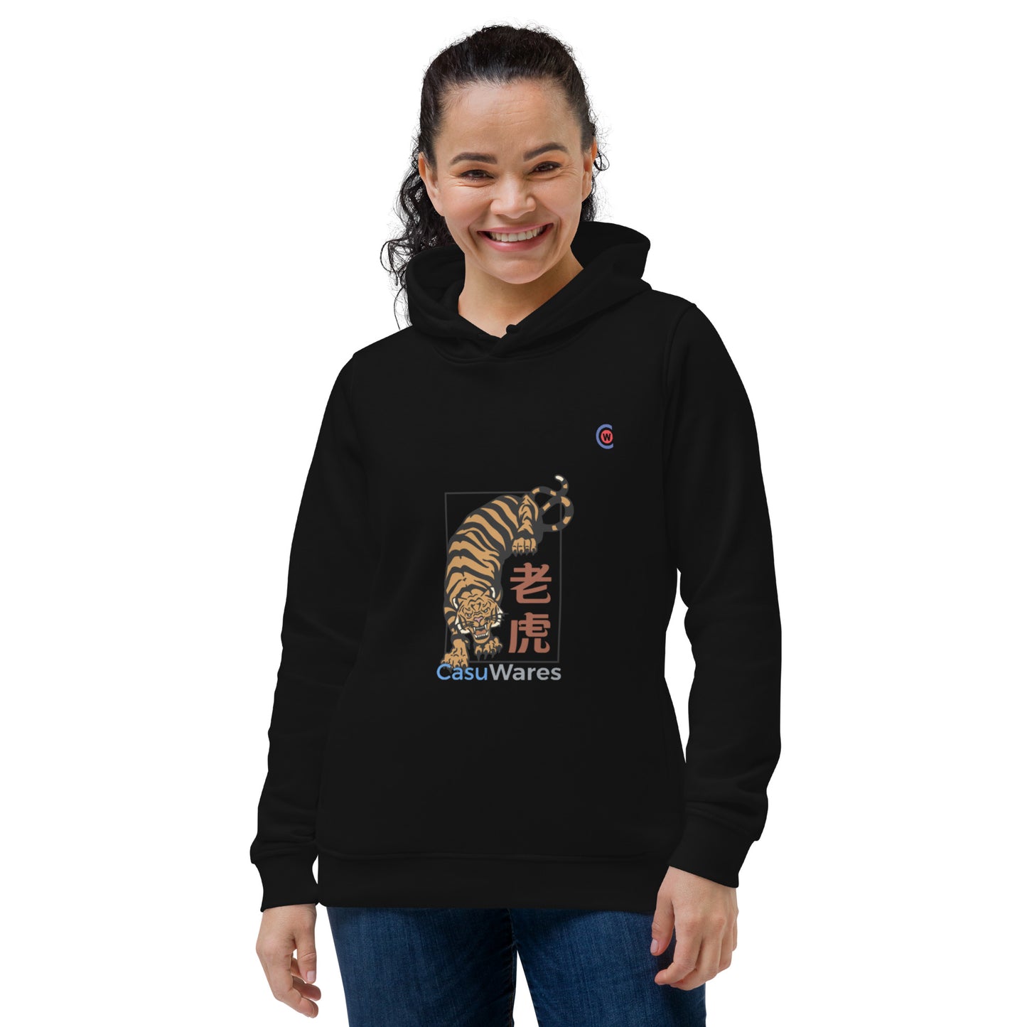 Women's eco fitted hoodie