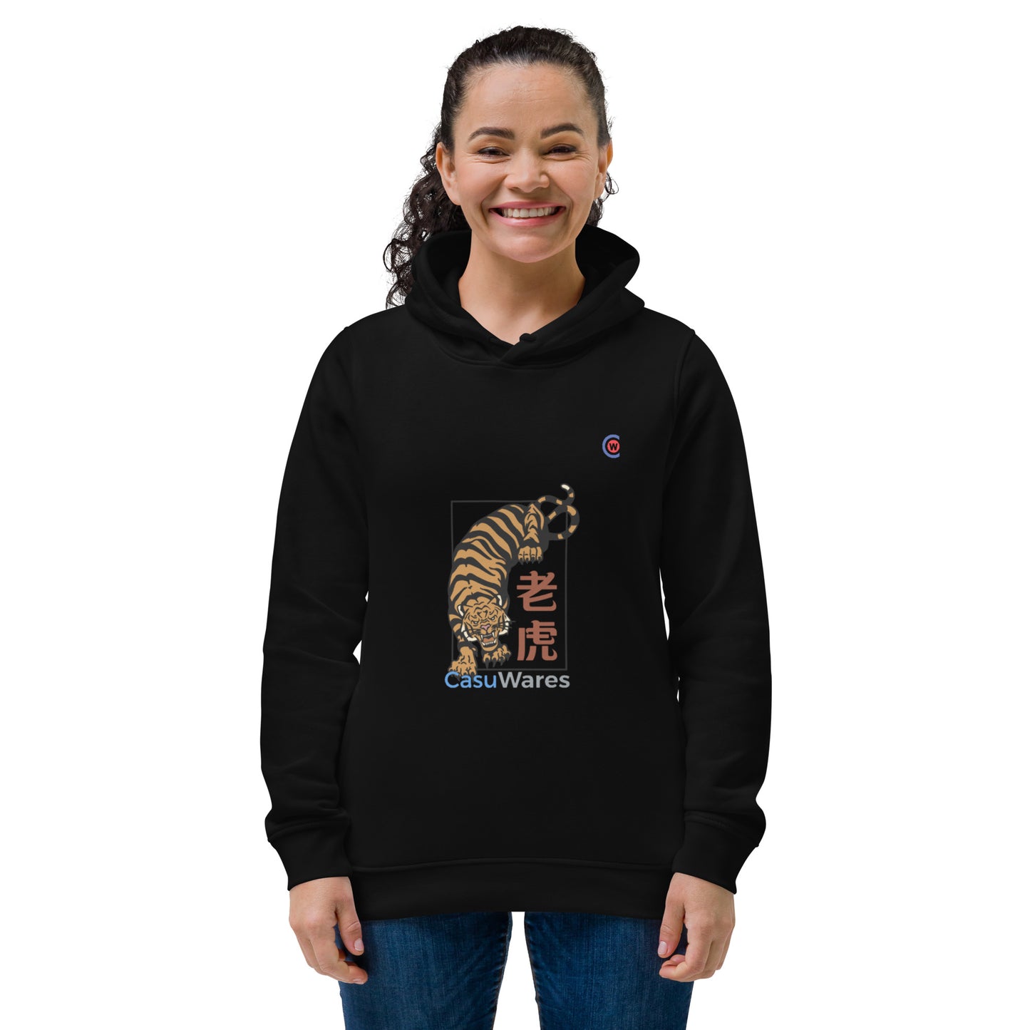 Women's eco fitted hoodie