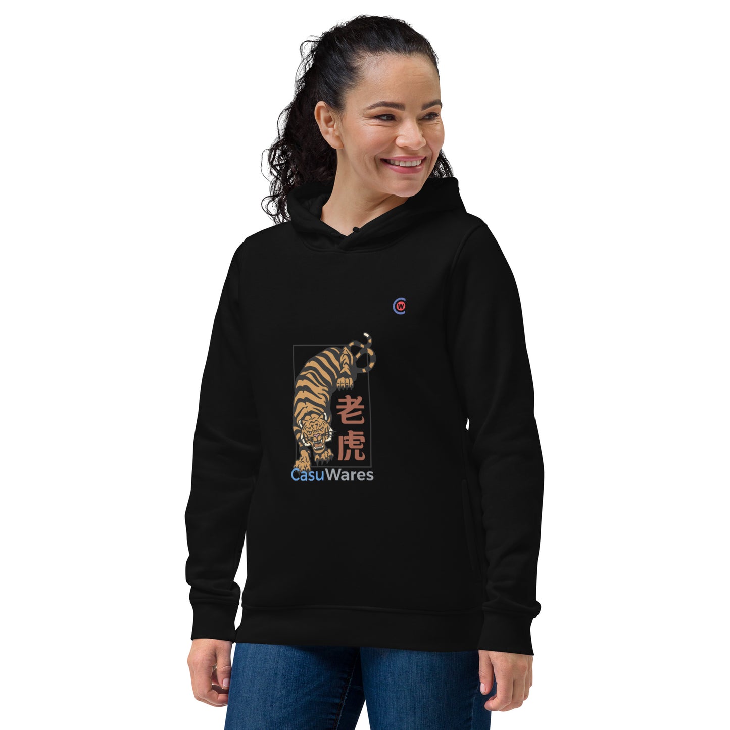 Women's eco fitted hoodie