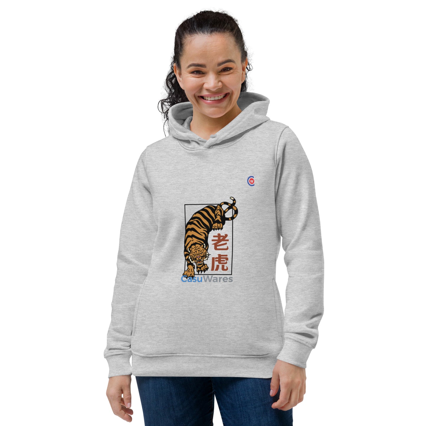 Women's eco fitted hoodie