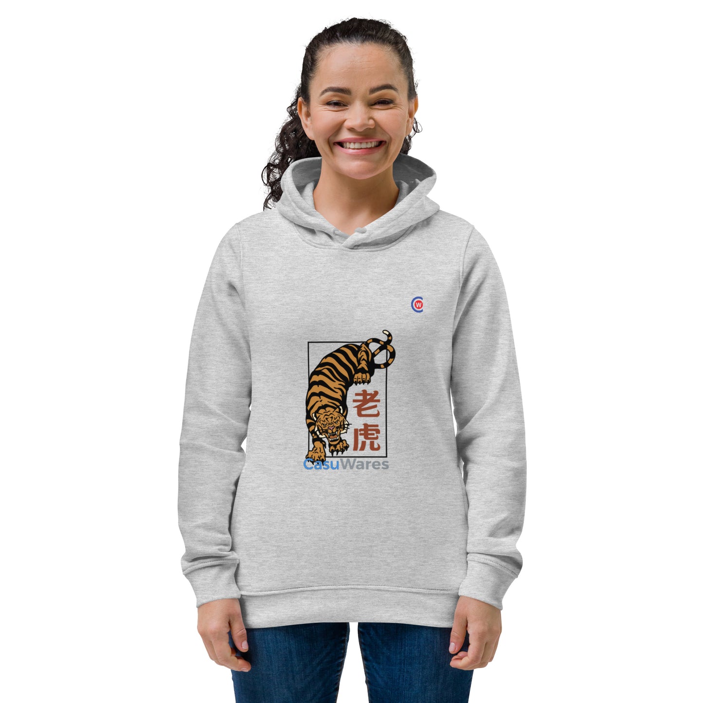 Women's eco fitted hoodie